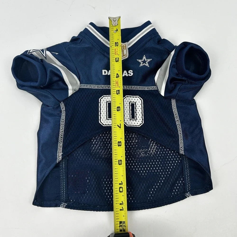 NFL Dallas Cowboys Size Small Cat/Dog Jersey Blue Football Apparel